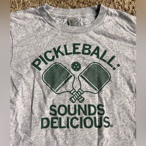 Raygun Pickleball Sounds Delicious Youth T-shirt Medium Next Level Apparel